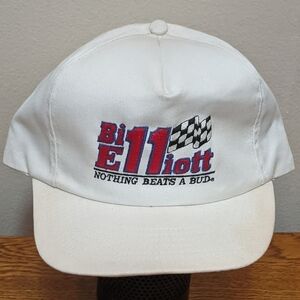 Vintage Bill Elliott #11 Budweiser NASCAR Snapback